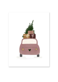Kaart | Auto met cadeautjes