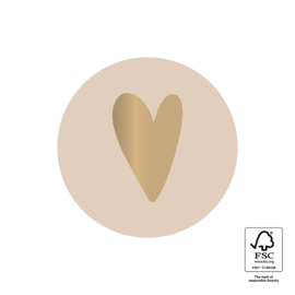 Sticker | White hearts mini