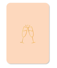 Kaart | Santé (met goudfolie)