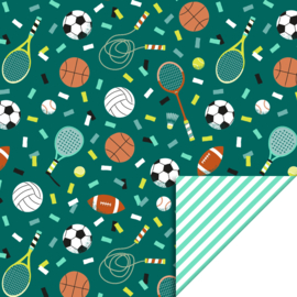 Maat M | Sports - Stripe Mint