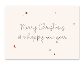Kaart | Merry Christmas & Happy new year