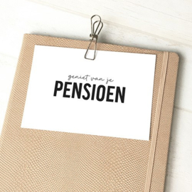 Kaart | Geniet van je pensioen