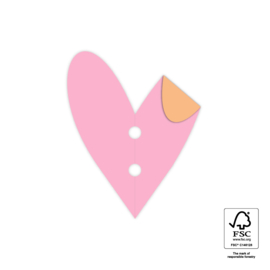Label | Hearts Pink