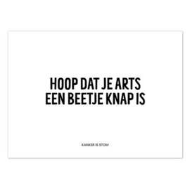 ​Kaart | Hoop dat je arts een beetje knap is