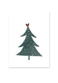 Kaart | Kerstboom groen