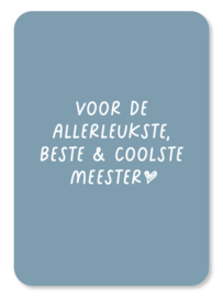 Kaart | Voor de leukste meester