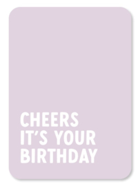 Kaart | Cheers it's your birthday