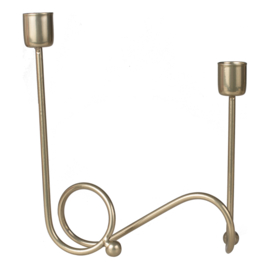 Gouden Swirl kandelaar