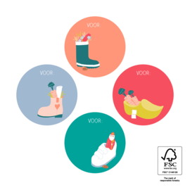 Sticker | Sint Stickers Multi - Schoen