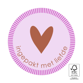 Sticker | Ingepakt met liefde