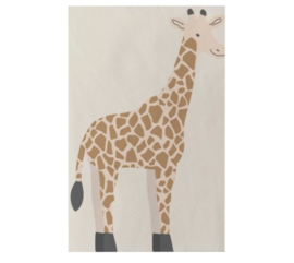 Let's go wild giraffen servetten
