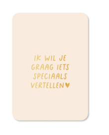 Kaart | Iets speciaals vertellen