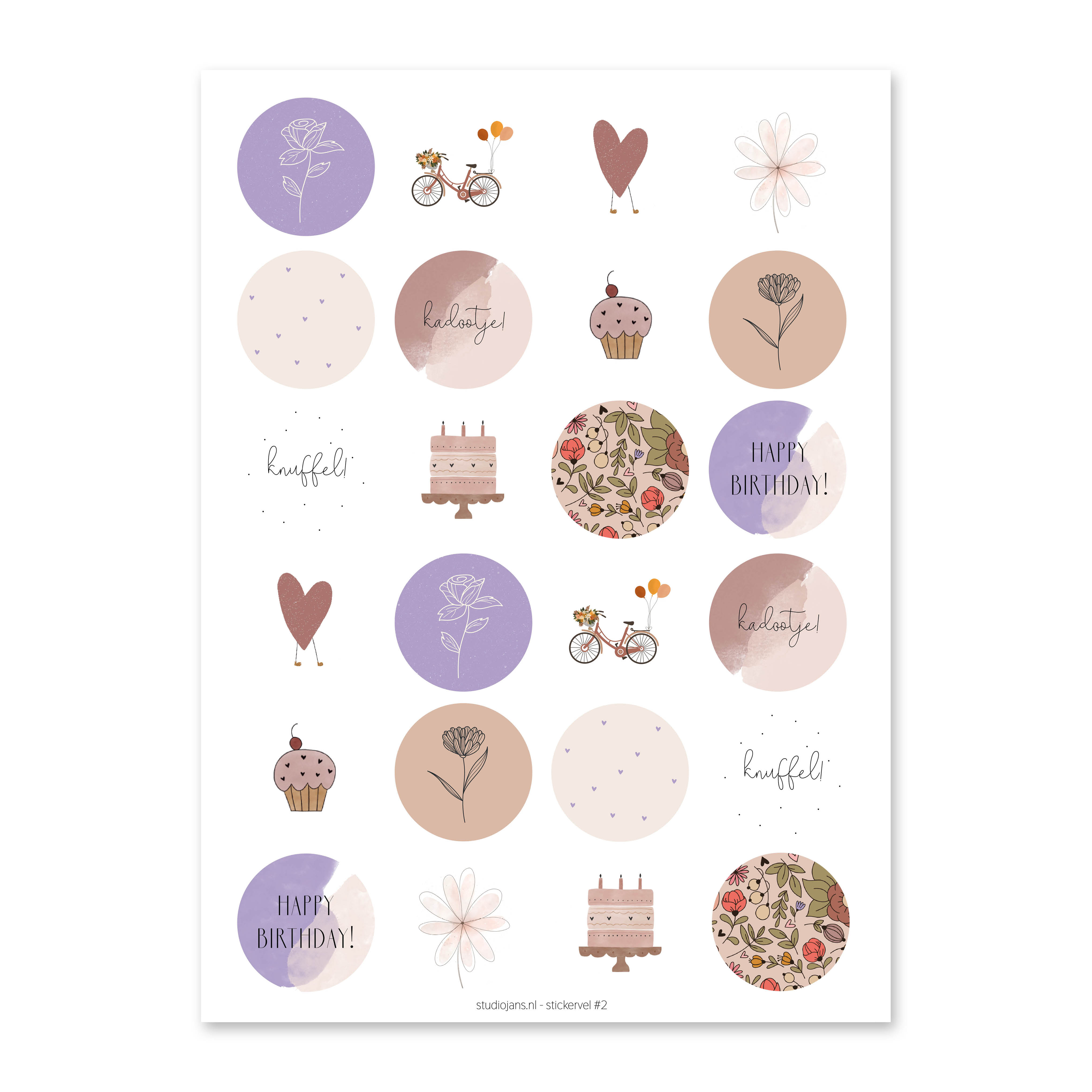 Stickervel | Lilac