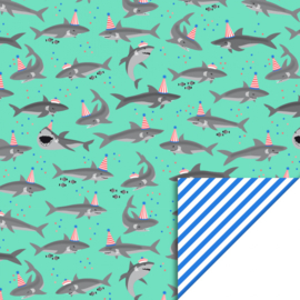 Maat M | Shark - Stripe Blue