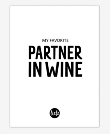 Fles etiket | Partner in Wine