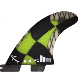 FCS II MB PC Carbon Medium Acid Tri-Quad Retail Fins