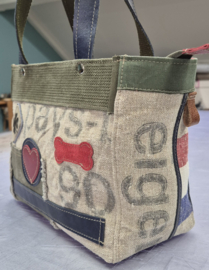 Plunje/postzak Tote Handtas S model Boetje