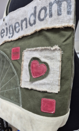 Plunje/Postzak shopper met 94 en Vlinder