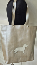 Shopper Model Teuntje ruwhaar teckel