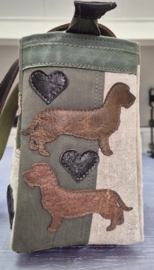 Plunje/postzak  Tote Handtas S model Boetje (25x20x12)