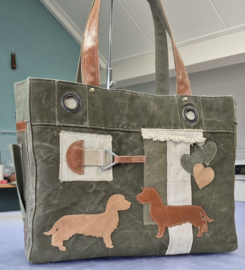 Plunje/ Post Tote Handtas Model Boet