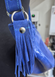 Crossbody Model Toos Felblauw lakleer