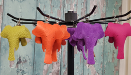 Sleutelhanger Olifant Rood