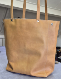 Shopper Model Teuntje okergeel duodone