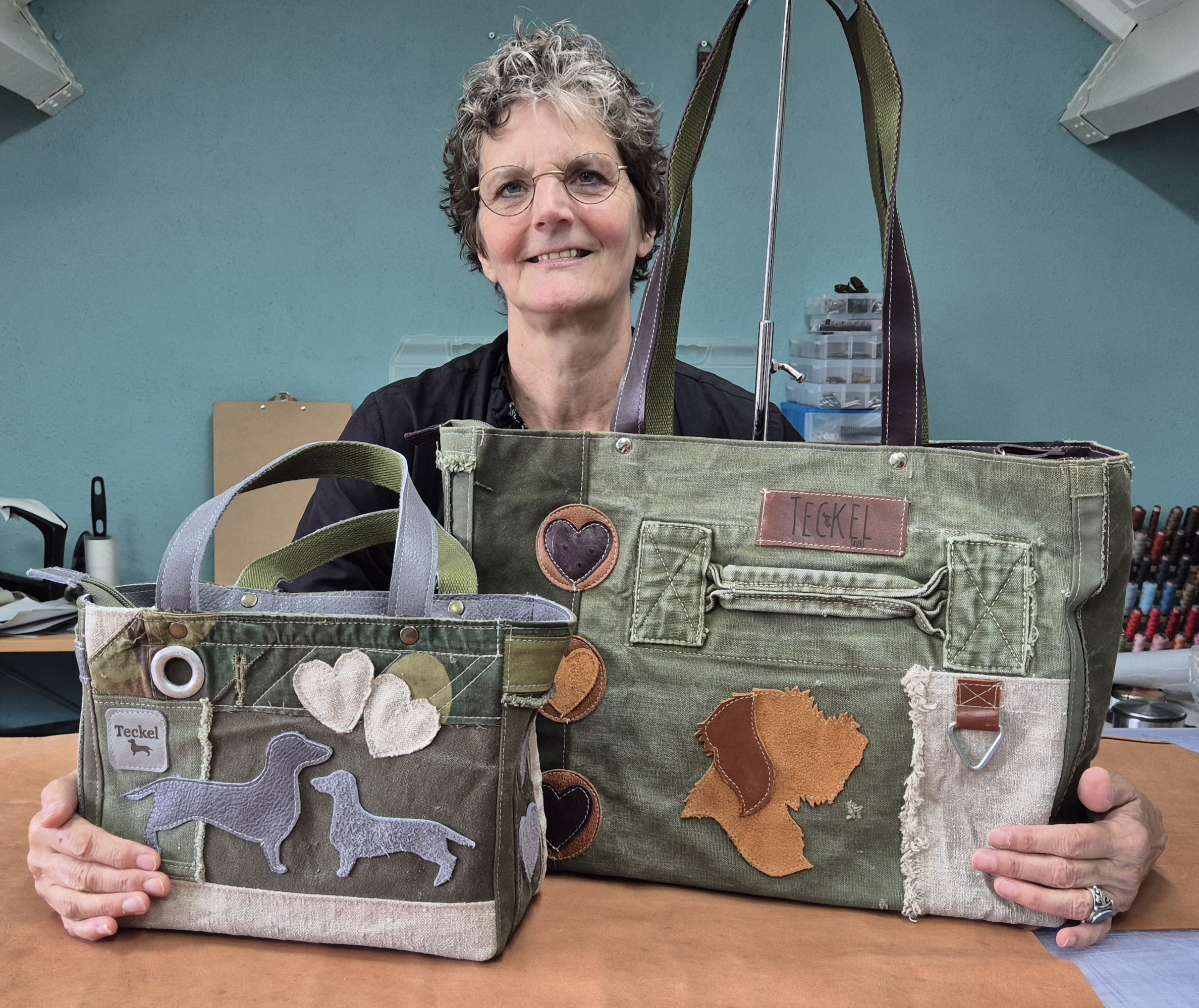 Plunje/postzak  Tote Handtas S model Boetje
