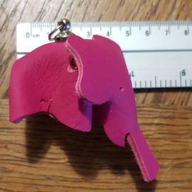 Sleutelhanger Olifant Rood