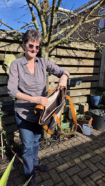 Grote shopper  Spaniel (vintage borduurwerk)