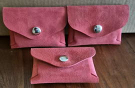 Rood suede