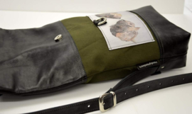 Rugzak Rolltop Klein Plunje en Leer