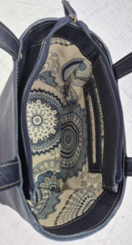 Totebag Handtas S model Jet(je) donkerblauw