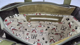 Plunje/postzak Tote Handtas S model Boetje
