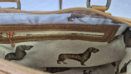 Brooklyn Bag klein bruin leer