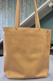 Shopper Model Teuntje okergeel duodone