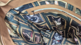 Shopper borduur kat