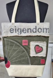 Plunje/Postzak shopper met 94 en Vlinder