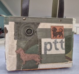 Plunje/postzak  Tote Handtas S model Boetje (25x20x12)