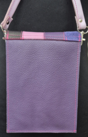 Telefoontasje L Patch & Match paars, lila, roze