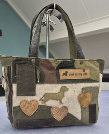 Plunje/postzak Tote Handtas S model Boetje