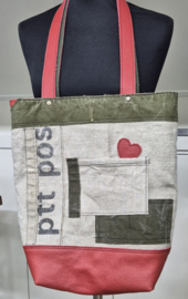 Plunje/Postzak shopper ruwhaar teckel