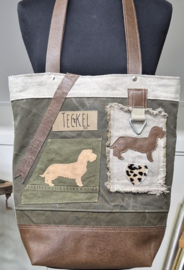 Plunje/Postzak shopper ruwhaar teckel 02