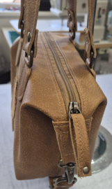 Brooklyn Bag klein bruin leer