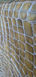 Glossy groenbruin reptielprint