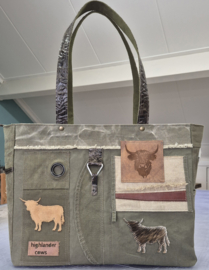 Plunje/ Post Tote Handtas L Model Boet Hooglander