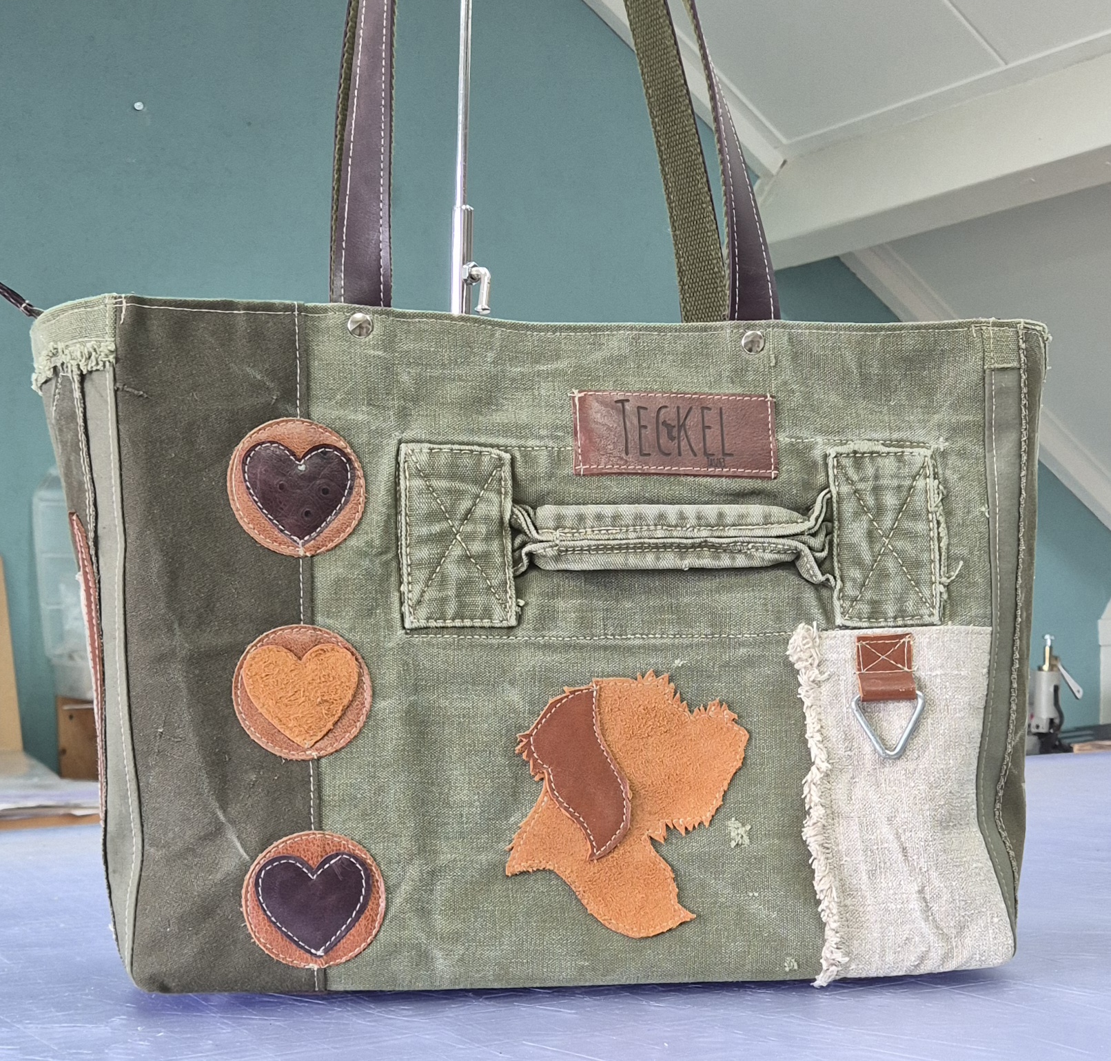 Plunje/ Post shopper met ruwhaar profiel
