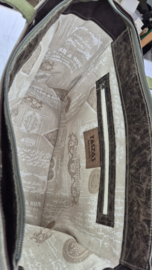 Plunje/ Post Tote Handtas L Model Boet Hooglander