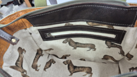 Plunje/postzak  Tote Handtas S model Boetje (25x20x12)